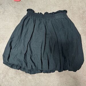 Bubble Black Skirt